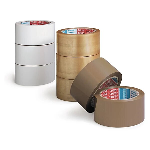 Ruban adhésif tesa 4120 pvc transparent résistant  32 microns 50 mm x 66 m (lot de 36)