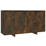 vidaXL Buffet chêne fumé 135x41x75 cm bois d'ingénierie