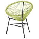 vidaXL Chaise de jardin Acapulco Résine tressée Vert