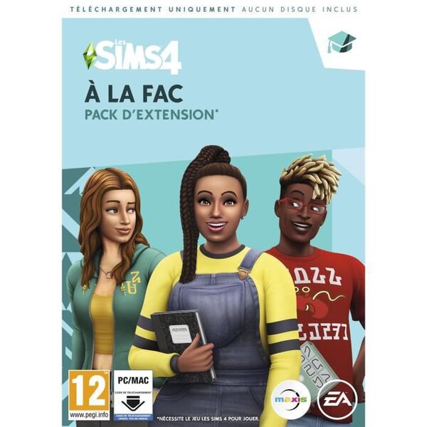 Les SIMS 4 - A la Fac - Pack d'Extension - Jeu PC a télécharger