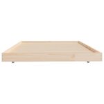 vidaXL Cadre de lit 100x200 cm bois de pin massif