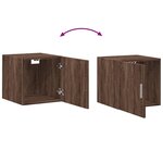 vidaXL Armoire murale chêne marron 40x42 5x40 cm bois d'ingénierie