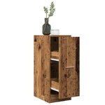 vidaXL Armoire d'apothicaire vieux bois 30x41x77 5cm bois d'ingénierie