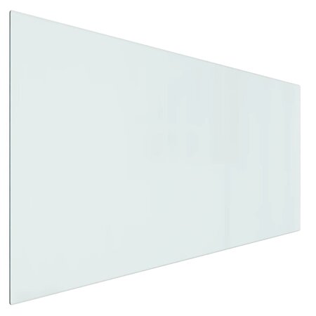 vidaXL Plaque de verre pour cheminée rectangulaire 120x60 cm