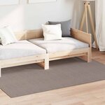 vidaXL Tapis d'intérieur LUGO Taupe 120 x 170 cm Polyester