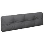 vidaXL Coussins de palette 5 Pièces anthracite tissu