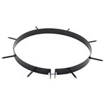vidaXL Pince d'aérateur de gazon avec pointes 5 pc Ø 320 mm Acier