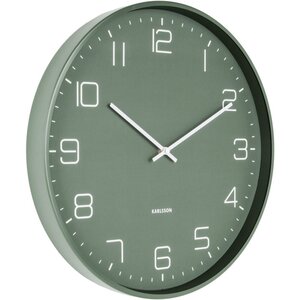 Horloge en métal mat lofty