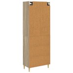 vidaXL Ensemble de Meubles 2 Pièces Chêne Sonoma 66 x 34 5 x 90 cm