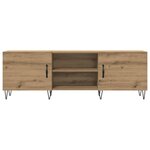 vidaXL Meuble TV chêne artisanal 150x30x50 cm bois d'ingénierie