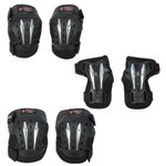 Set 3 Protections Fila L Noir argent