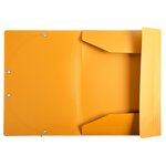 Chemise A4 3RAB+ELAST PP 24X32 JAUNE EXACOMPTA