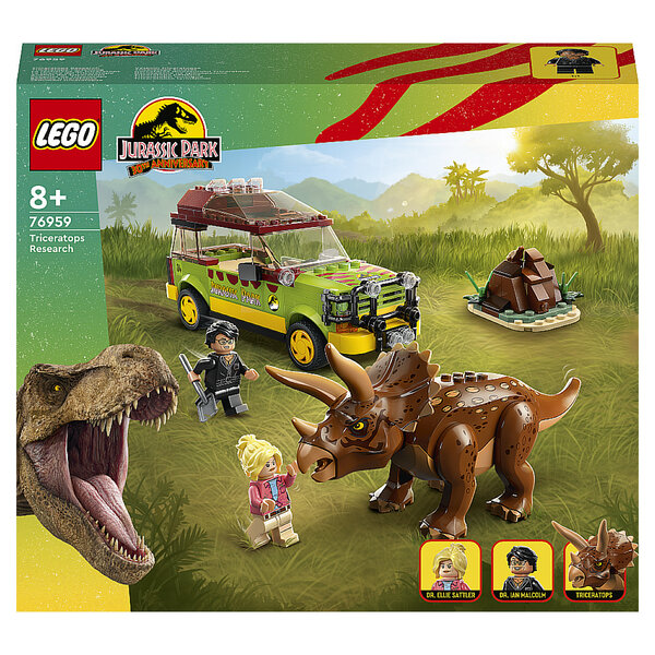 76959 La recherche du Triceratops LEGO Jurassic World™ - Aventure Palpitante pour Enfants