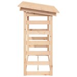 vidaXL Support pour bois de chauffage 108x64 5x110 cm Bois de pin