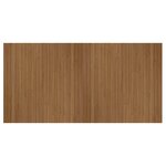 vidaXL Tapis rectangulaire marron 100x200 cm bambou