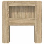 vidaXL Cabinet de Tête de Lit avec stockage Bois d’ingénierie