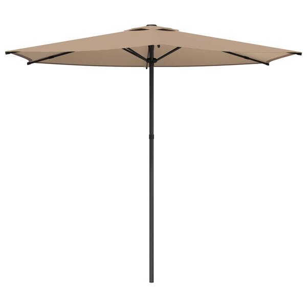 vidaXL Parasol de jardin 270 x 270 cm Polyester Rectangulaire Taupe