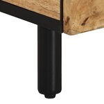 vidaXL Table basse 80x54x40 cm bois de manguier massif
