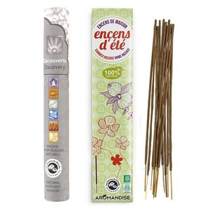 Encens d'été de maison 12 bâtonnets + encens ayurvédique 14 bâtonnets