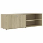vidaXL Meuble TV Chêne sonoma 120x34x37 cm Bois d’ingénierie