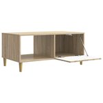 vidaXL Table basse Chêne Sonoma 90 x 50 x 40 cm Bois d'ingénierie
