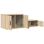 Armoire de rangement vidaXL Chêne Sonoma 118x41x40 cm en bois reconstitué