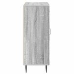 vidaXL Buffet Sonoma gris 66 x 34 5 x 89 5 cm Bois d'ingénierie