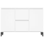 vidaXL Buffet blanc 104x35x70 cm bois d'ingénierie