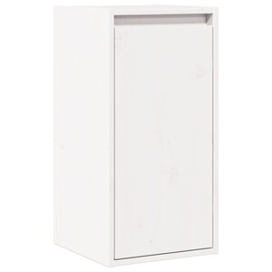 vidaXL Armoire murale Blanc 30x30x60 cm Bois de pin massif