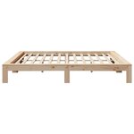 vidaXL Cadre de lit sans matelas 180x200 cm bois massif de pin