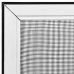 vidaXL Moustiquaire extensible pour fenêtres Blanc (75-143)x50 cm