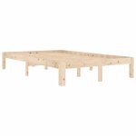 vidaXL Cadre de lit sans matelas bois de pin massif 120x200 cm