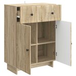 vidaXL Buffet Chêne Sonoma 66 x 34 5 x 90 cm Bois d'ingénierie