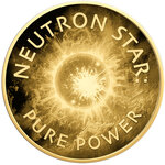 Monnaie NEUTRON STAR Fascinating Universe 1/1000 Oz Medaille Or (PRÉCOMMANDE)