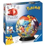 Pokémon puzzle 3d ball 72 pieces - ravensburger - puzzle enfant 3d sans colle - des 6 ans