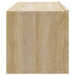 vidaXL Meubles TV muraux 2Pièces chêne sonoma 100x30x30cm bois ingénierie