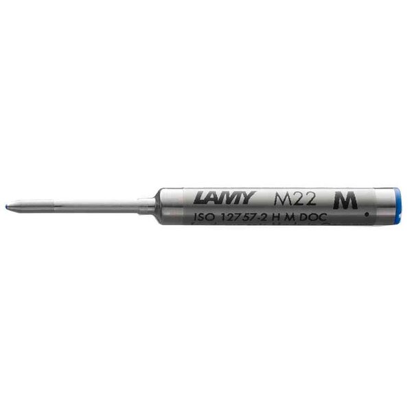 Mine compacte M22 pour stylo à bille blister bleu LAMY