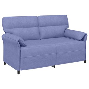 vidaXL Canapé 100 polyester cadre en métal MDF Contreplaqué