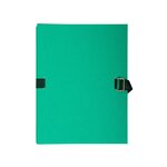 Chemise Dos Extensible Papier - 24x32cm - Vert Clair - X 10 - Exacompta