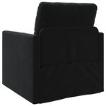 vidaXL Canapé-Lit Noir 74 x 77 x 81 cm Velours