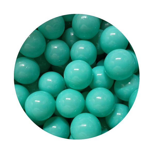 Lot de 50 balles turquoise