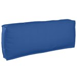 vidaXL Ensemble de coussins pallette 3 pièces bleu royal en tissu oxford