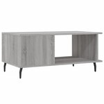 vidaXL Table basse sonoma gris 90x50x40 cm bois d'ingénierie