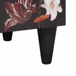 vidaXL Table de chevet avec tiroir Multicolore 50 x 33 x 60 cm