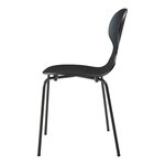 Lot de 4 chaises de salle à manger moderne design robuste noir 03_0009837