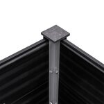 vidaXL Plate-forme surélevée de jardin 300x50x54 cm WPC Gris