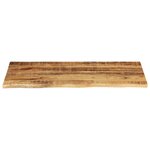 vidaXL Dessus de table 120x60x3 8cm bord vif bois massif manguier brut