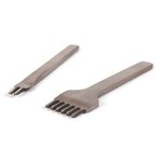 Perforateurs 2 et 6 dents pour cuir et fimo cuir
