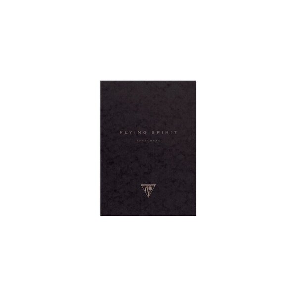 Carnet dessin noir flying spirit 16 x 21 cm - 50 feuilles - 90g - clairefontaine