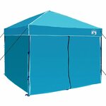 vidaXL Tente à auvent pop-up Bleu 250 x 250 cm tissu